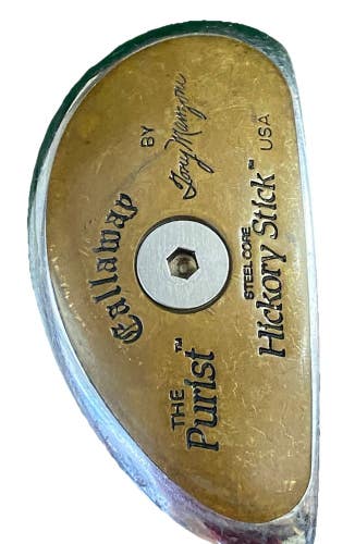 Callaway Hickory Stick The Purist Putter Tony Manzoni 35 RH Leather Grip HC Nice