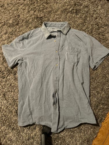 Sonoma Blue XL Short Sleeve Button down Shirt