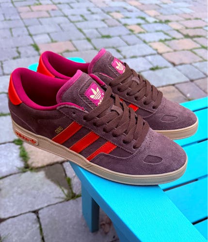 Men's Adidas Originals Ciero Low Sneakers Espresso/ Orange/ Bordeaux US Size 9.5