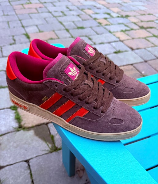 Men's Adidas Originals Ciero Low Sneakers Espresso/ Orange/ Bordeaux US Size 9.5