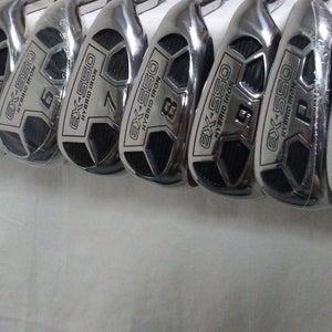 PowerBilt EX-550 Iron Set 4-PW+SW (Graphite Seniors) Hybrid Golf Clubs