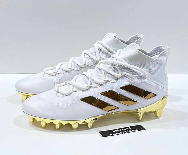 Size 13 Adidas AS Freak Ultra Primeknit Football Cleats White Gold IG2775 Boost