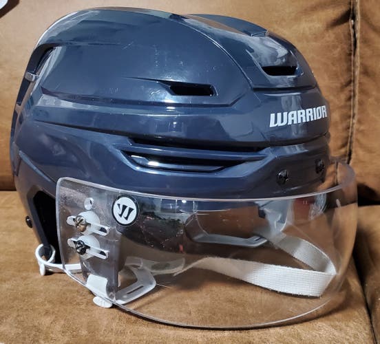 Navy Medium Warrior Alpha One Pro Helmet Combo