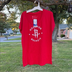 NBA Red Houston Red Rockers Short Sleeve Tee