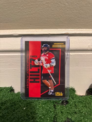 Owen Hiltz PLL flagship 1/1 rookie card