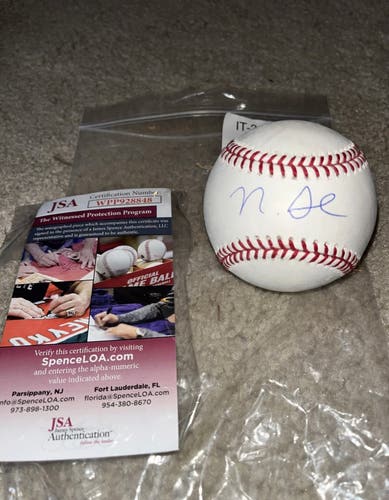 Nick Senzel Cincinnati Reds Autographed Signed Baseball JSA