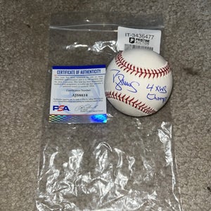 Darryl Strawberry Autographed Signed Rawlings Official MLB Baseball Auto PSA COA