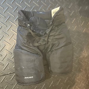 Men's Senior Medium Bauer Ice Hockey Pants - Pro Stock (North Dakota) - Black