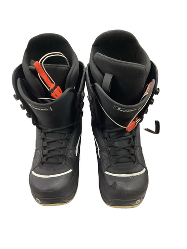 Used Burton INVADER Mens Snowboard Boots Black Senior 11 11613-S000175265