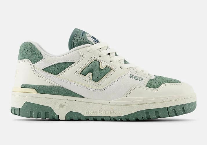 New Balance 550 BBW550PE Sneaker Women's Sea Salt Green Lifestyle Shoes TF8442