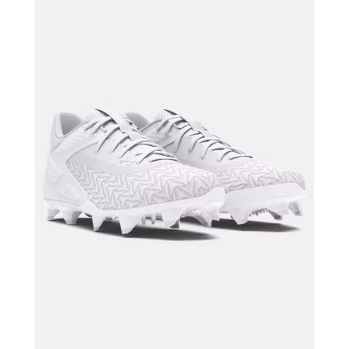 Under Armour Yard MT TPU 3.0 3027449-101 Mens US 13 White Baseball Cleats TF8538