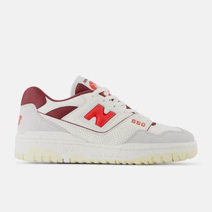 New Balance 550 BB550EMR Sneaker Men's Size 9 White Red Lifestyle Shoes TF8465