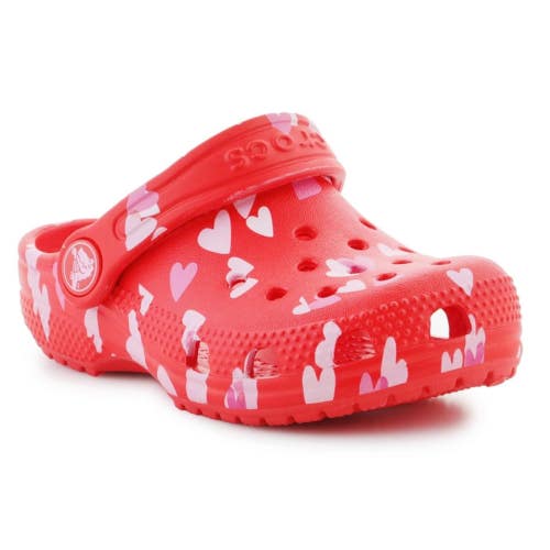Crocs Classic 209755-6ZR Clog Girls 10 Cherry Red Round Toe Casual Shoes JAX439