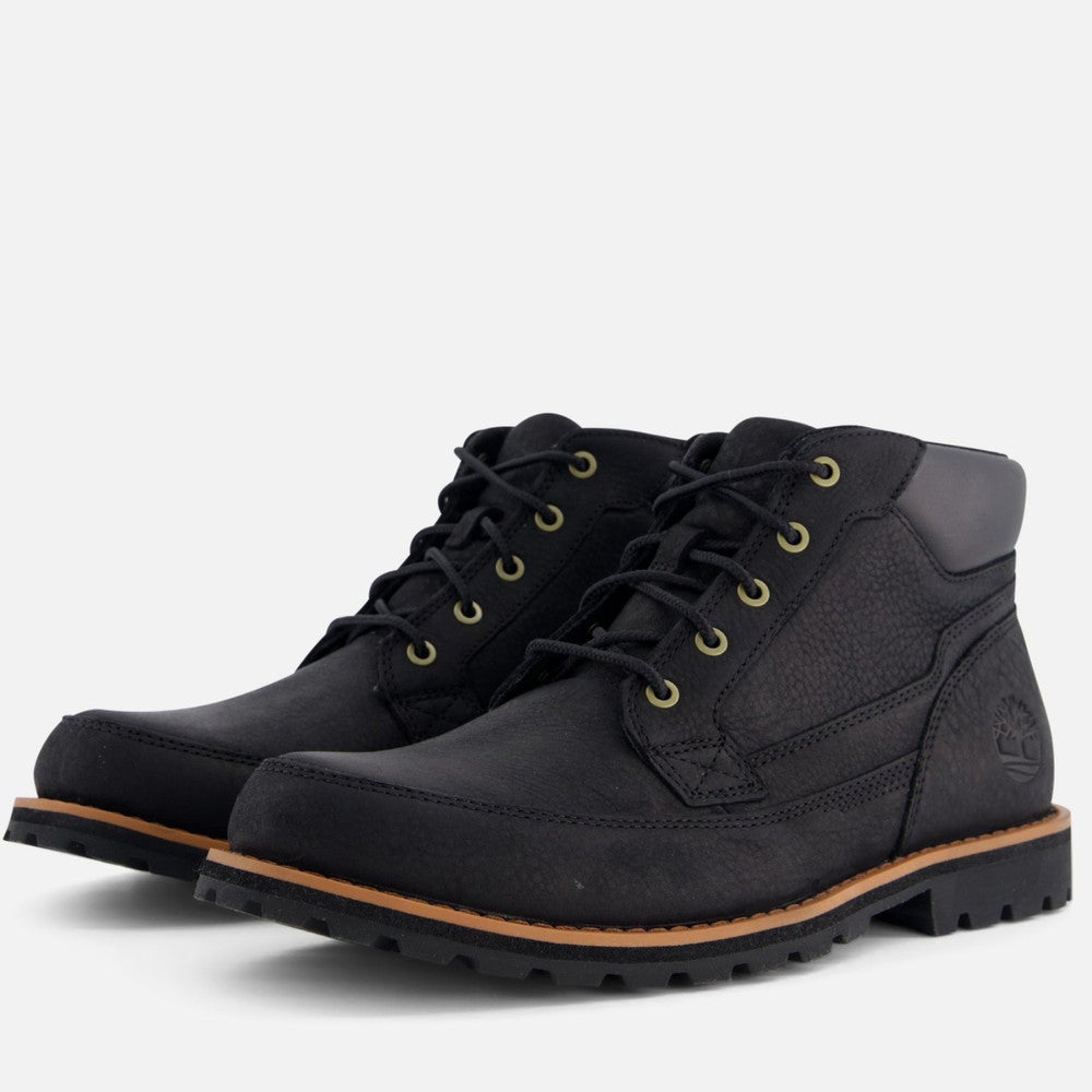 Timberland Attleboro Mid TB06581015 Boots Men\'s Black Leather 6\