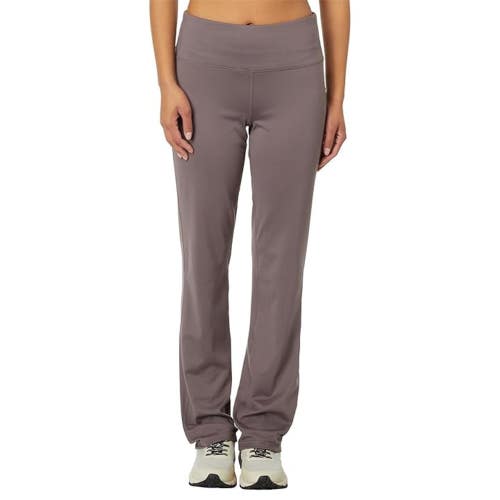 Jockey Active Interlock Yoga Pants Women's Small Plum Truffle Stretch RED972