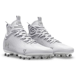 Under Armour Spotlight Lux MC 2.0 3025082-100 Men White Football Cleats GBNC1567