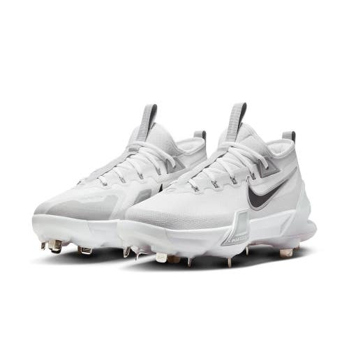 Nike Force Zoom Trout 9 Elite FB2906-100 Men's White Baseball Cleats GBNC1552