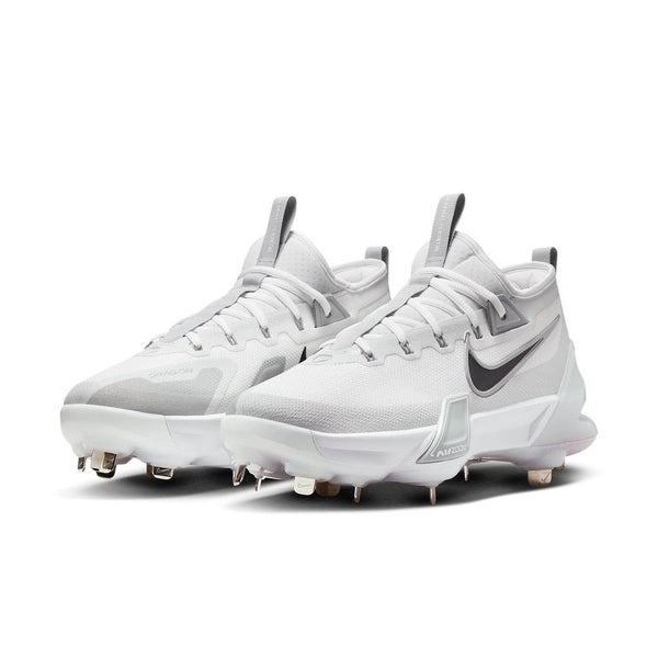 Nike Force Zoom Trout 9 Elite FB2906-100 Men's White Baseball Cleats GBNC1552