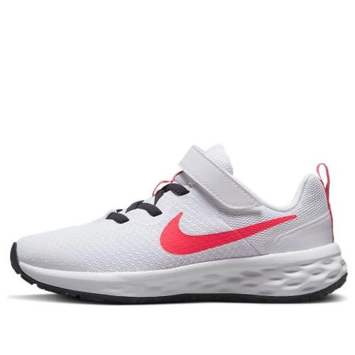 Nike Revolution 6 DD1095-101 Sneakers Kids White Athletic Running Shoes NIN701