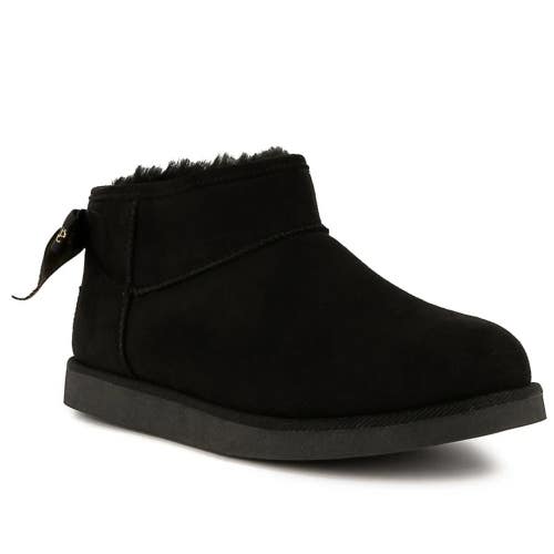 Juicy Couture Kelsey 2 Women's US 10 Black Gold Round Toe Ankle Boots LION769