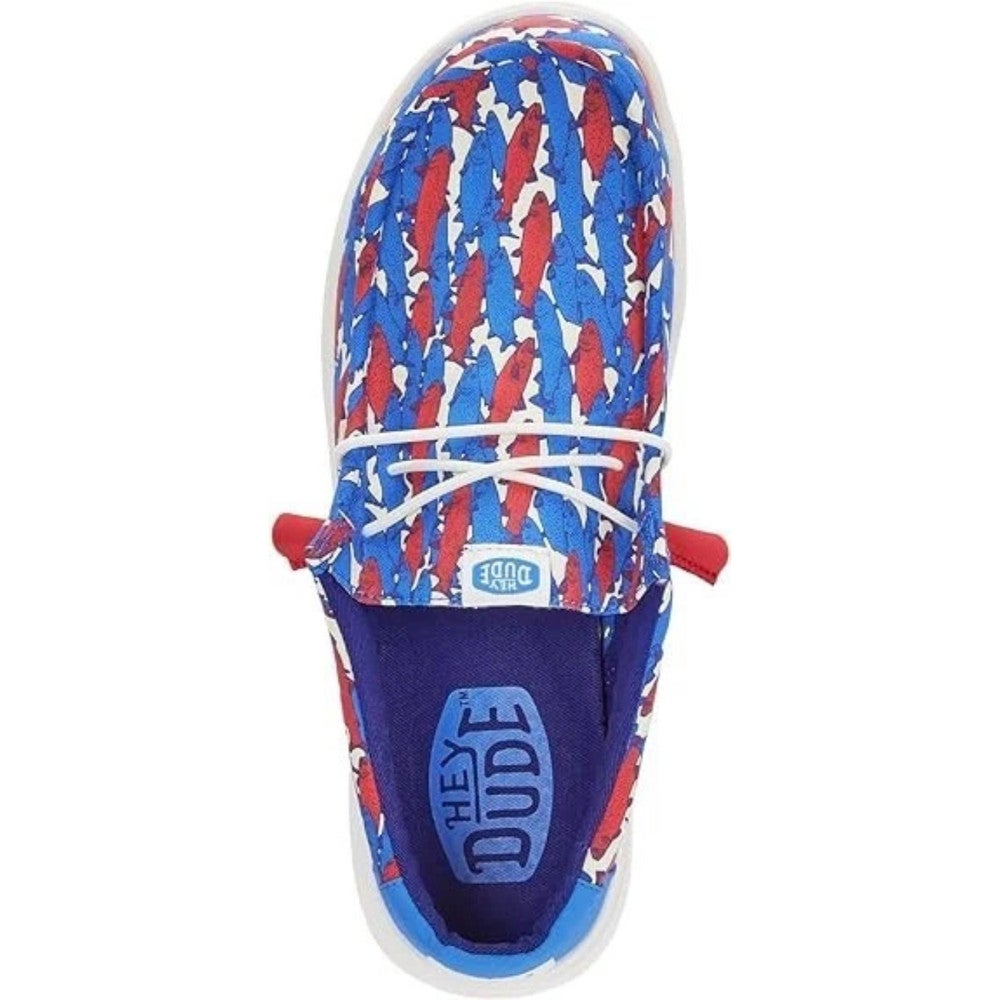 Hey Dude Wally H2O Fish Camo Men’s Size 10 Slip On Loafer Casual 41842-1DF Shoe HEY DUDE Wally Fish Camo Loafers | Belk main image 2