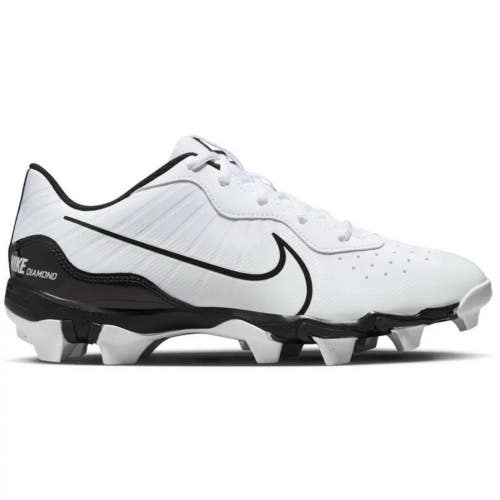 Nike Alpha Huarache 4 Keystone DJ6524-101 Men White Black Baseball Cleats NIN820