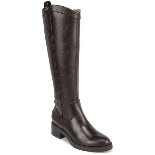 Lifestride Bridgett Women's US 10 Dark Brown Faux Leather Riding Boots LION744
