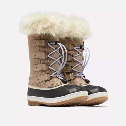 Sorel Joan of Arctic 1855201-264 Kids US 7 Brown Fleece Lined Snow Boots TF8242