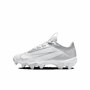 Nike Vapor Edge Shark 2 DH5089-102 Youth White Silver Football Cleats NIN682