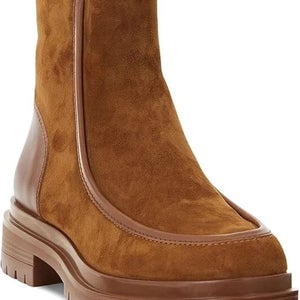 Lauren Ralph Lauren Colbie Boots Women's US 5.5 Brown Suede Ankle Bootie LION567