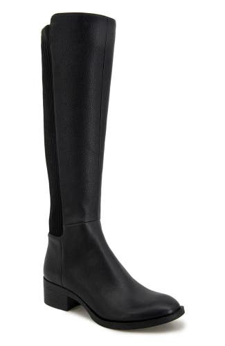 Kenneth Cole New York Levon Boots Women's US 6 Black Leather Knee High LION730