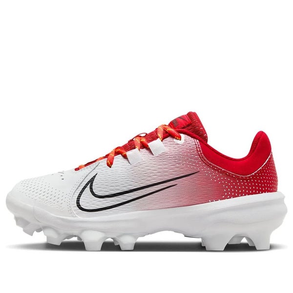 Nike Hyperdiamond 4 Pro MCS DC8990-600 Women's Red White Softball Cleats NIN1029
