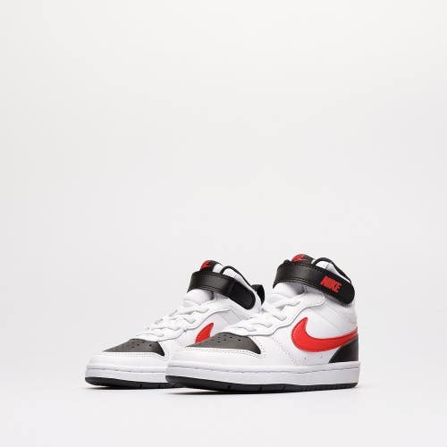 Nike Court Borough Mid 2 CD7783-110 Sneaker Kids US 11 White Casual Shoes NIN692