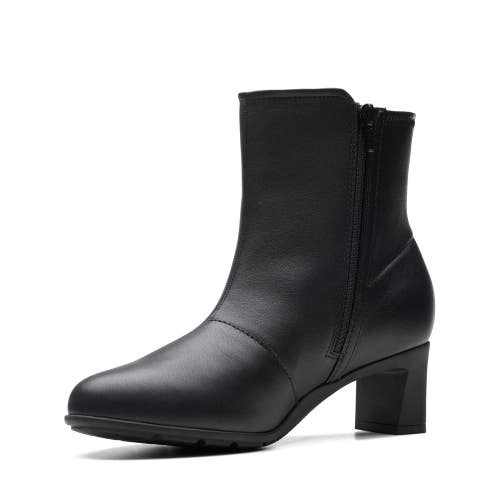 Clarks Neiley Jane 26175177 Boots Women's US 9 Black Leather Bootie LION839