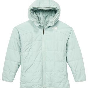 The North Face Reversible Shasta Short Parka Jacket Girls 2XL Muted Pine JAX361