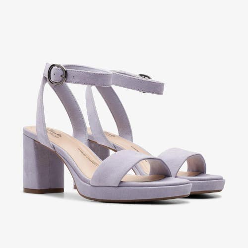 Clarks Ambyrlyn Bay 26177006 Sandals Women's US 9 Purple Ankle Strap GAL2164