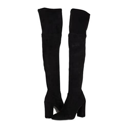 Kenneth Cole New York Justin KLF0072E4 Women 8.5 Black Over-the-Knee Boot LION26
