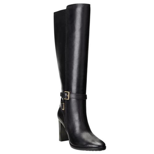 Lauren Ralph Lauren Manchester Bootie Women's US 5.5 Black Leather Boots LION517