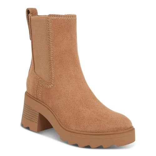 Zodiac Teresa Boots Women's US 8 Latte Brown Lug Sole Round Toe Chelsea LION456