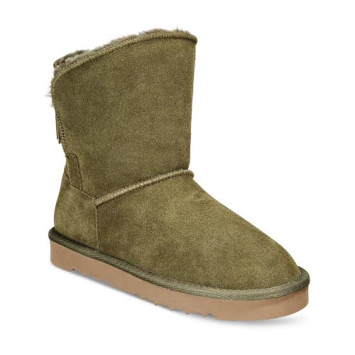 Style & Co Teenyy Boots Womens US 6 Green Round Toe Pull On Ankle Bootie LION156