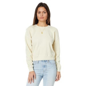 Madewell Raglan Sweatshirt Women's XS Ivory Terry Long Sleeve Pullover GBO1394