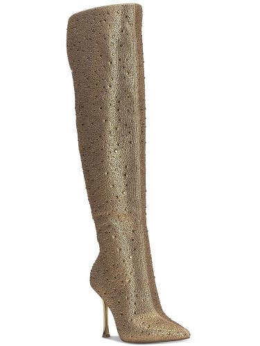 I.N.C. International Concepts Saveria Women's Gold Over The Knee Boots LION213