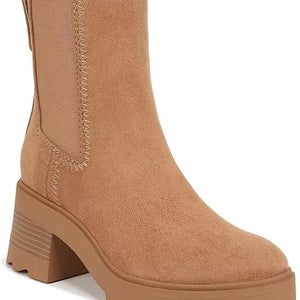 Zodiac Teresa Chelsea Boots Women's US 10 Brown Side Zip Round Toe Ankle LION499