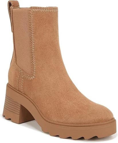 Zodiac Teresa Chelsea Boots Women's US 10 Brown Side Zip Round Toe Ankle LION499