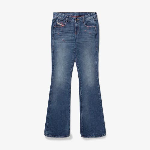 Diesel 1969 D-Ebbey Fsc1 Jeans Women's 26 Blue Denim Bootcut Leg Zip Fly RED556