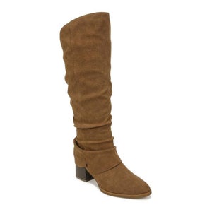 LifeStride Delilah Boots Women's US 10 Brown Pointed Toe Knee-High Bootie LION70