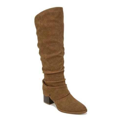 LifeStride Delilah Boots Women's US 10 Brown Pointed Toe Knee-High Bootie LION70