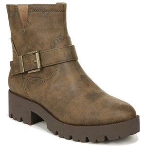 Zodiac Miller I7582S2 Boots Women's US 5 Bear Brown Lug Sole Ankle Bootie LION46