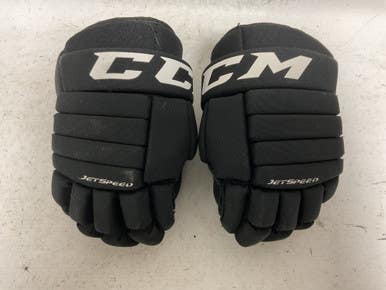 Used CCM JETSPEED FT455 Junior Gloves Black 11" 11855-S000197748