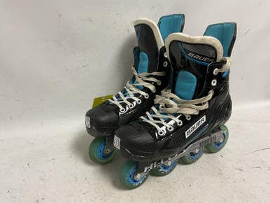 Used Bauer RSX Roller Hockey Skates Black Senior 9 11855-S000197741